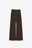 Ruby Sasha Wrap Pant - Chocolate