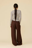 Ruby Sasha Wrap Pant - Chocolate