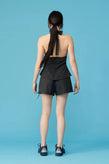 Ruby Sasha Halter Top - Charcoal