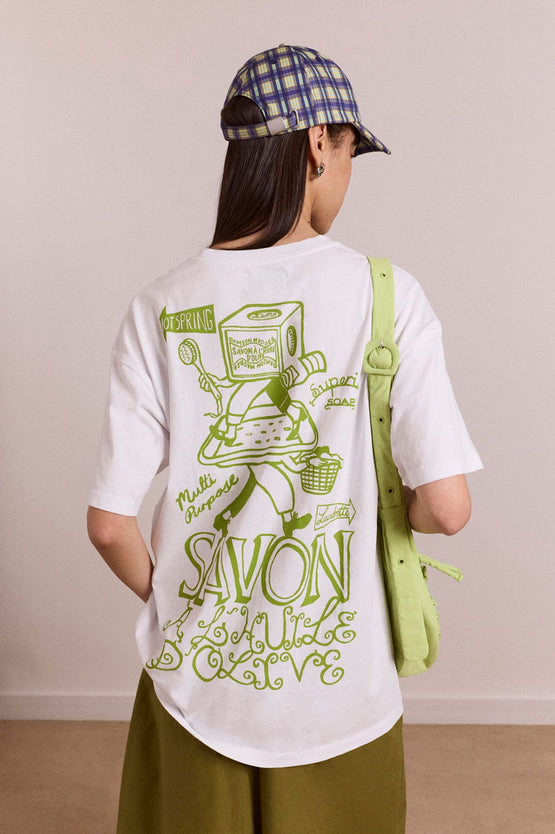 Damson Madder Savon Graphic Tee - White