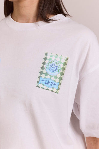 Damson Madder Savon Graphic Tee - White