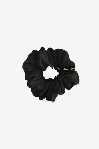 Dear Dylan Silk Scrunchie - Noir
