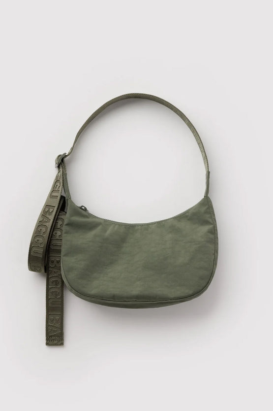 Baggu Small Nylon Crescent Bag - Caper