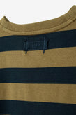 Damson Madder Scottie LS Tee – Olive Stripe