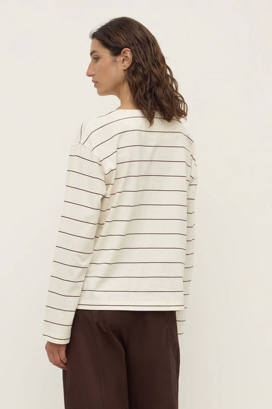 Assembly Scout LS Tee - Cream/Mulberry