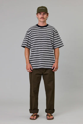 Just Another Fisherman Script Shore Tee - Grey
