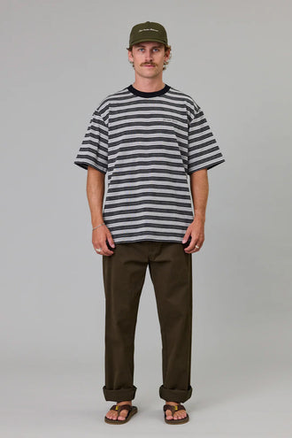 Just Another Fisherman Script Shore Tee - Grey
