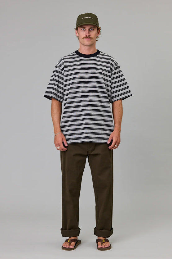 Just Another Fisherman Script Shore Tee - Grey