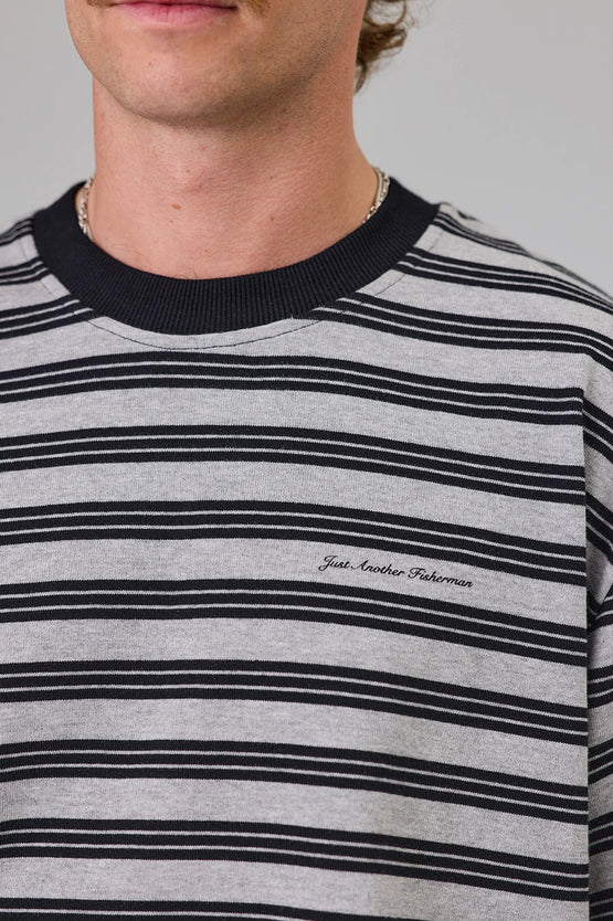 Just Another Fisherman Script Shore Tee - Grey