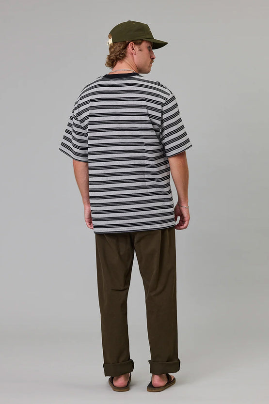Just Another Fisherman Script Shore Tee - Grey