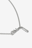 Stolen Girlfriends Club Sentimental Script Necklace - Silver