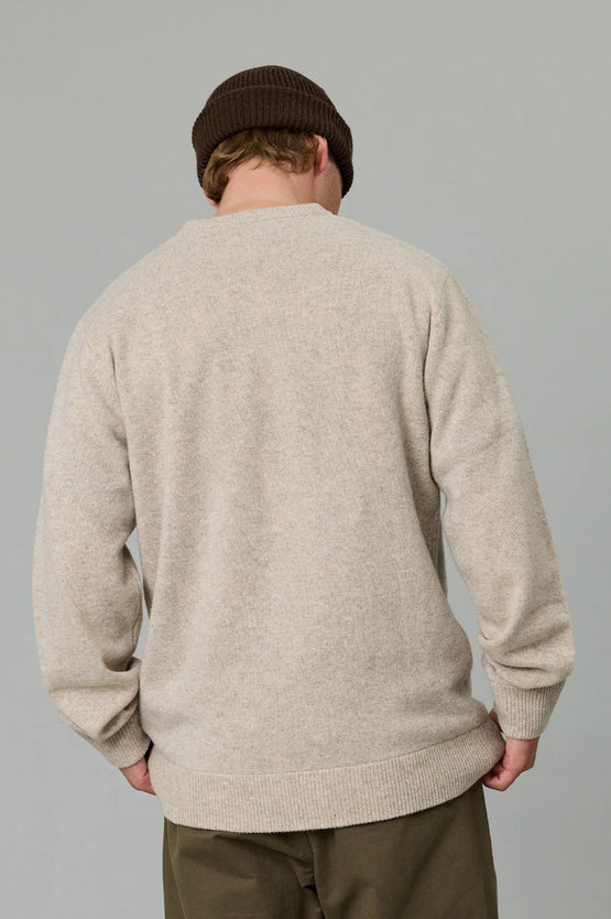 Just Another Fisherman Merino Sea Crew - Grey