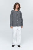 Marle Seam Shirt - Stone