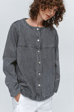 Marle Seam Shirt - Stone