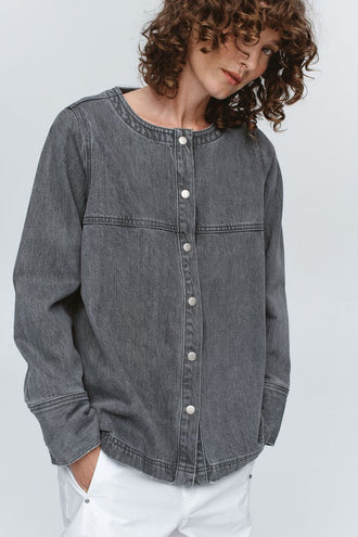 Marle Seam Shirt - Stone