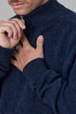 Just Another Fisherman Merino Keyport 1/4 Zip - Indigo