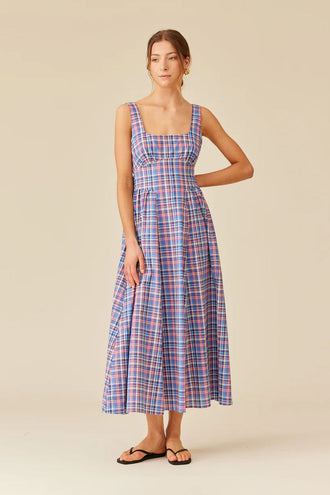 Ruby Selma Dress - Poolside Tartan