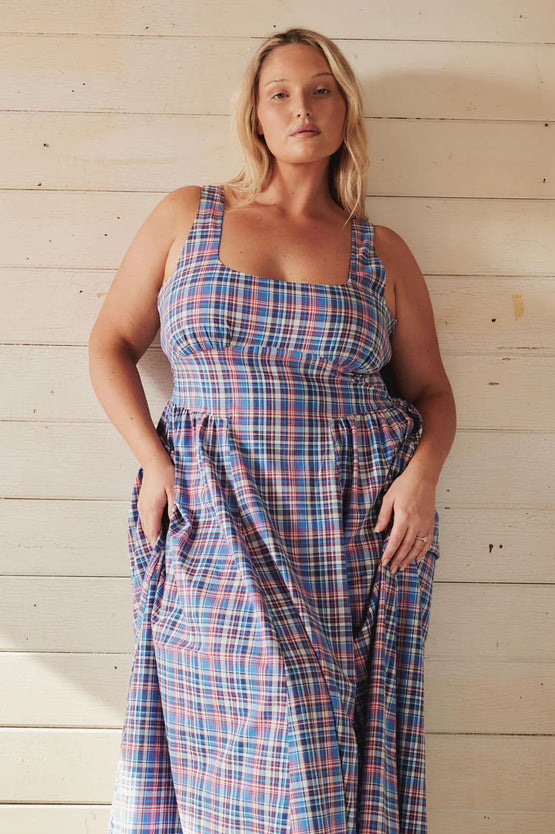 Ruby Selma Dress - Poolside Tartan