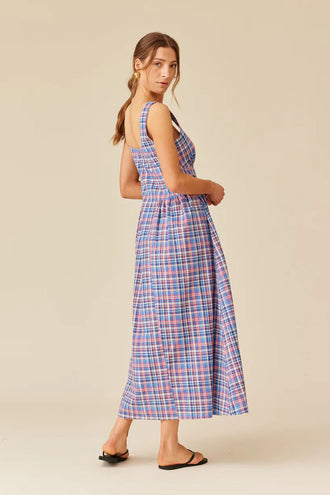 Ruby Selma Dress - Poolside Tartan