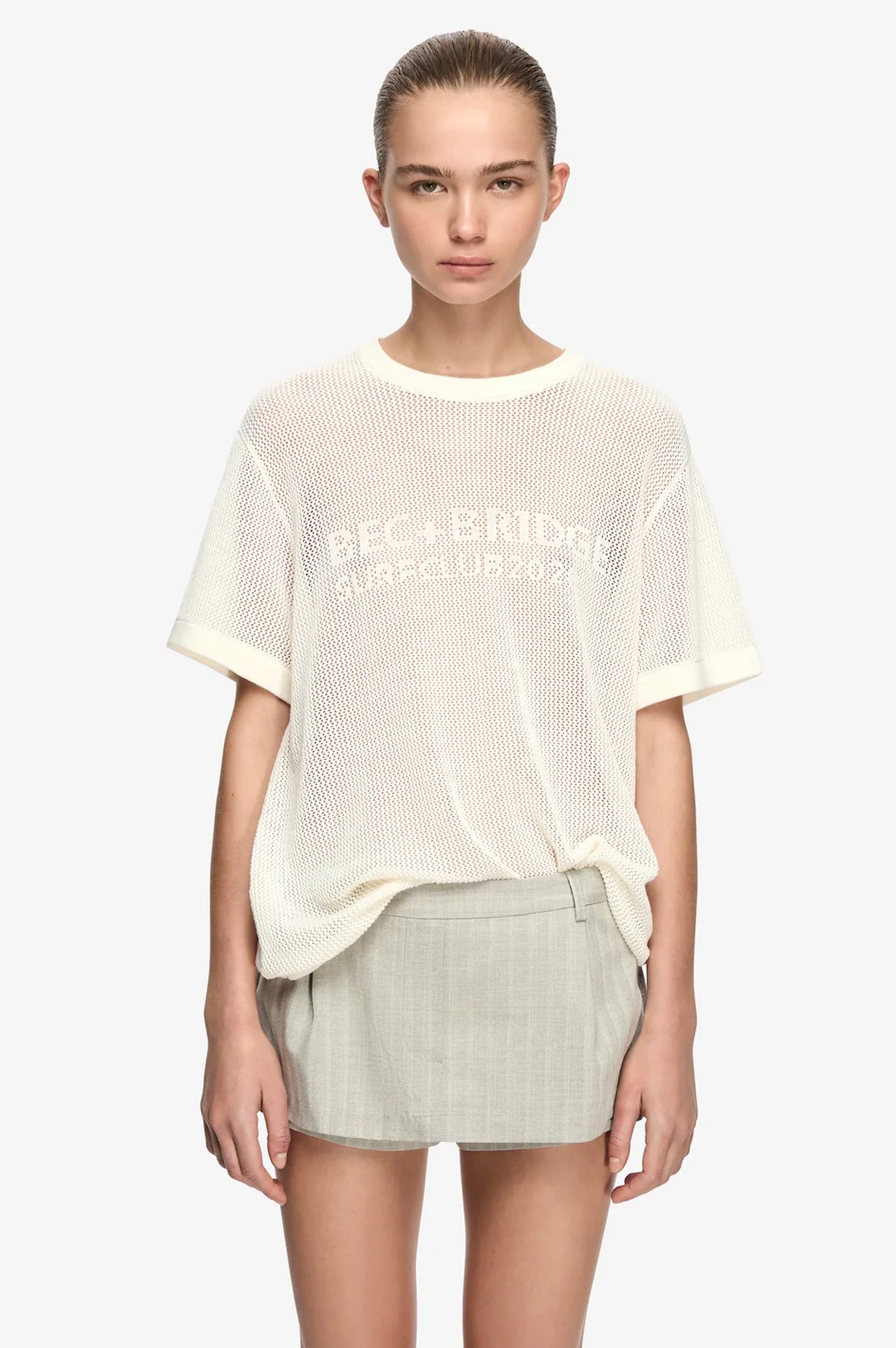 Bec & Bridge Seto Oversized Tee – Ivory