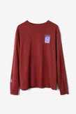 Damson Madder Sewing Tin LS Tee – Dark Red