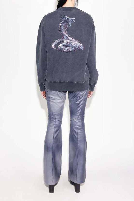 Stolen Girlfriends Club Slither Crew - Aged Charcoal