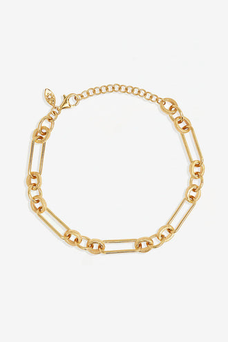 By Charlotte Shield Bracelet - Gold