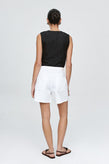 Marle Classic Jean Short - Blanc