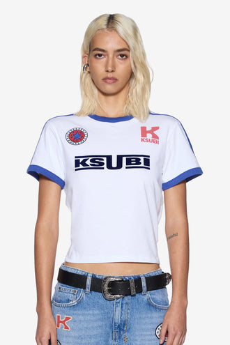 Ksubi Union Shrunken Tee - White