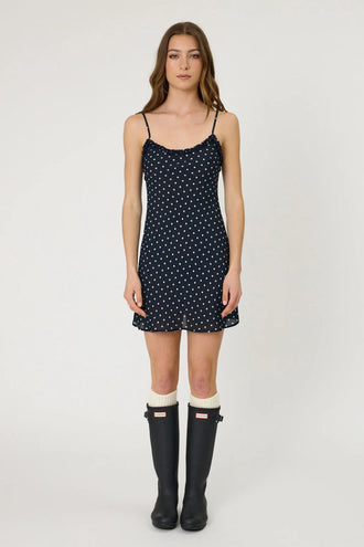 Remain Sienna Mini Dress - Indigo Spot