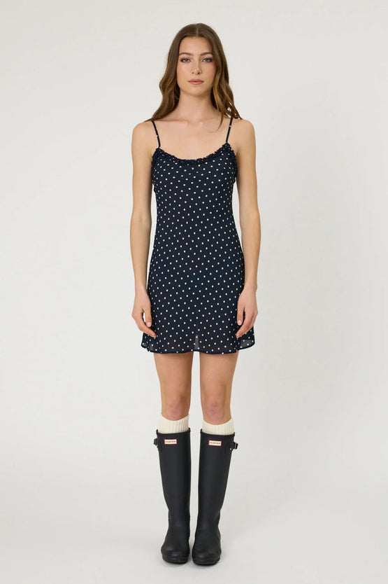 Remain Sienna Mini Dress - Indigo Spot