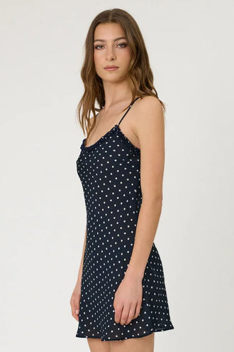 Remain Sienna Mini Dress - Indigo Spot