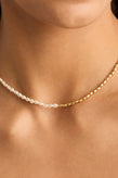 By Charlotte By Your Side Pearl Choker - Gold