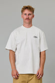 Just Another Fisherman J.A.F Heavy Shore Tee - Silver