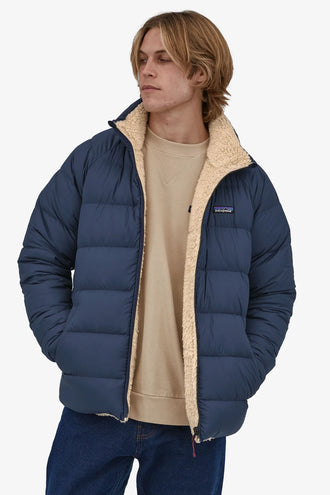 Patagonia Reversible Silent Down Jacket - New Navy