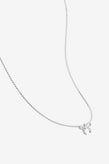 By Charlotte Forever More Bow Necklace - Silver