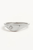 By Charlotte Lotus Ring - Silver