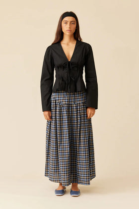 Ruby Simona LS Blouse - Black