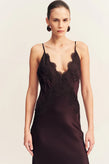 Shona Joy Simona Lace Maxi - Espresso