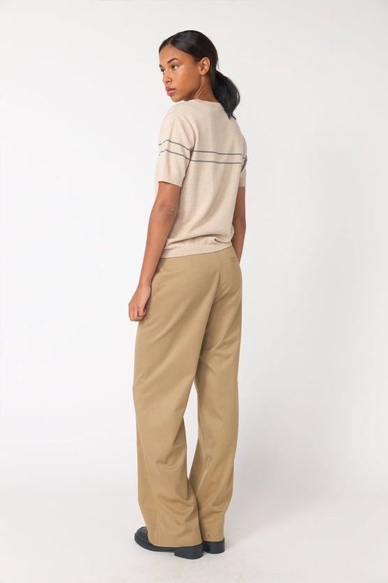 Sylvester Sketch Top - Grey Oatmeal