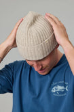 Just Another Fisherman Merino Skipper Beanie - Grey