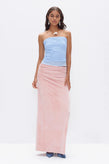 Ownley Bambi Velvet Skirt - Ballet Pink
