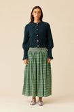 Ruby Anastaisa Skirt - Green Tartan
