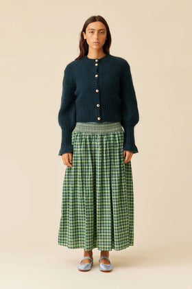 Ruby Anastaisa Skirt - Green Tartan