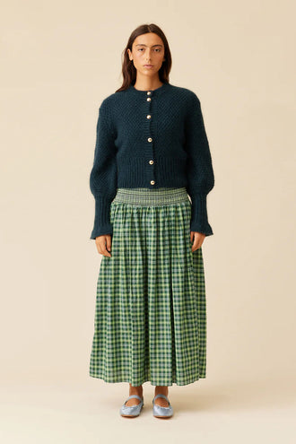 Ruby Anastaisa Skirt - Green Tartan