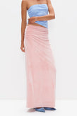 Ownley Bambi Velvet Skirt - Ballet Pink