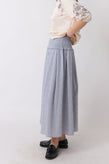 Sylvester Petite Check Skirt - Grey