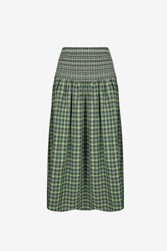 Ruby Anastaisa Skirt - Green Tartan