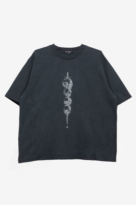 Beach Brains Skull Dream T-Shirt - Black