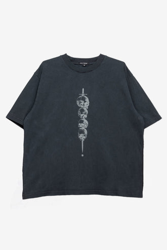 Beach Brains Skull Dream T-Shirt - Black